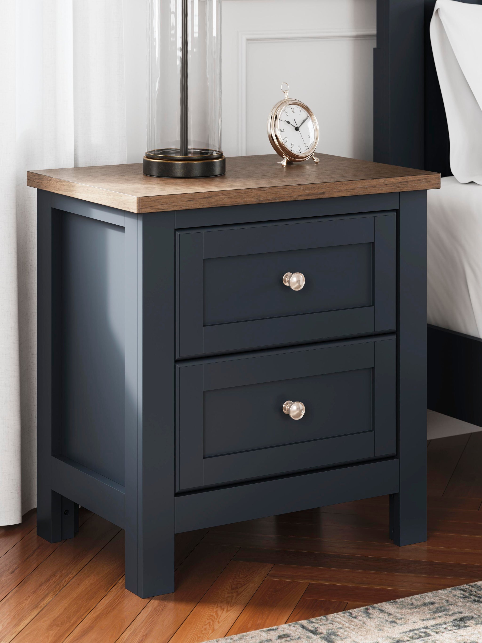 Landocken Two Drawer Night Stand – Butler Furniture