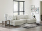 Stupendous 3-Piece Sectional with Double Chaise