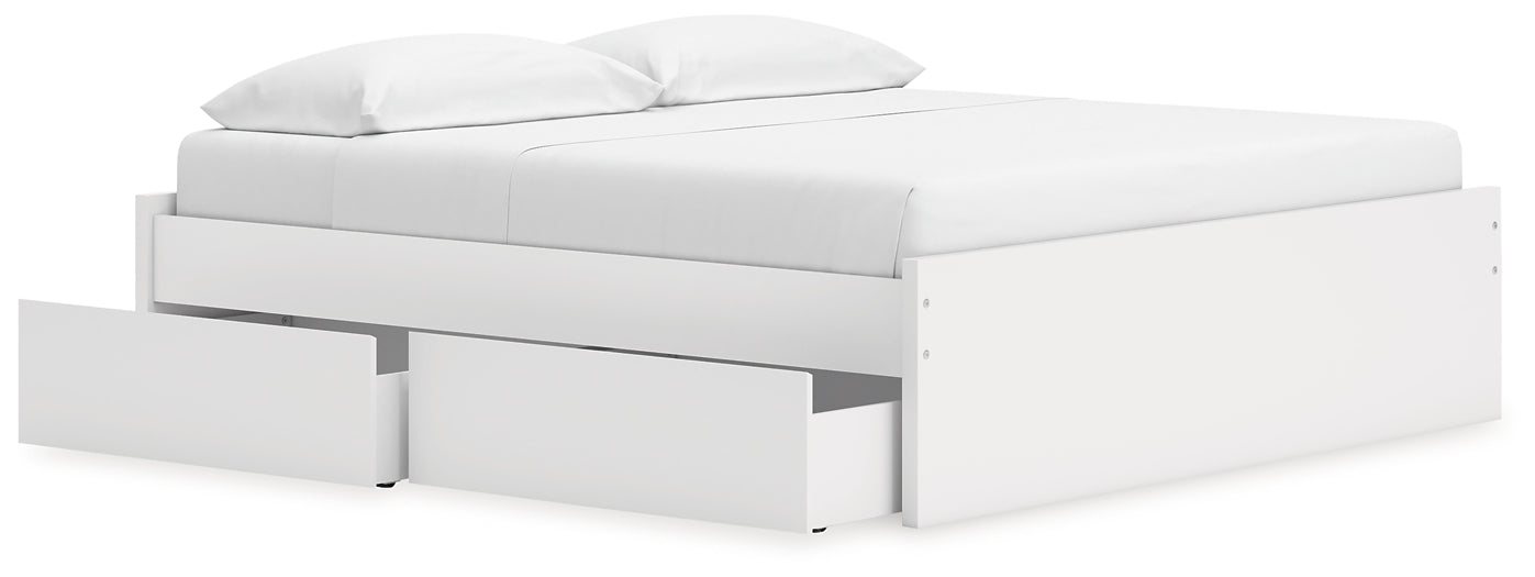 Onita King Platform Bed with 2 Side Storage