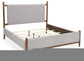 Lyncott King Upholstered Bed with Mirrored Dresser