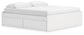 Onita King Platform Bed with 2 Side Storage