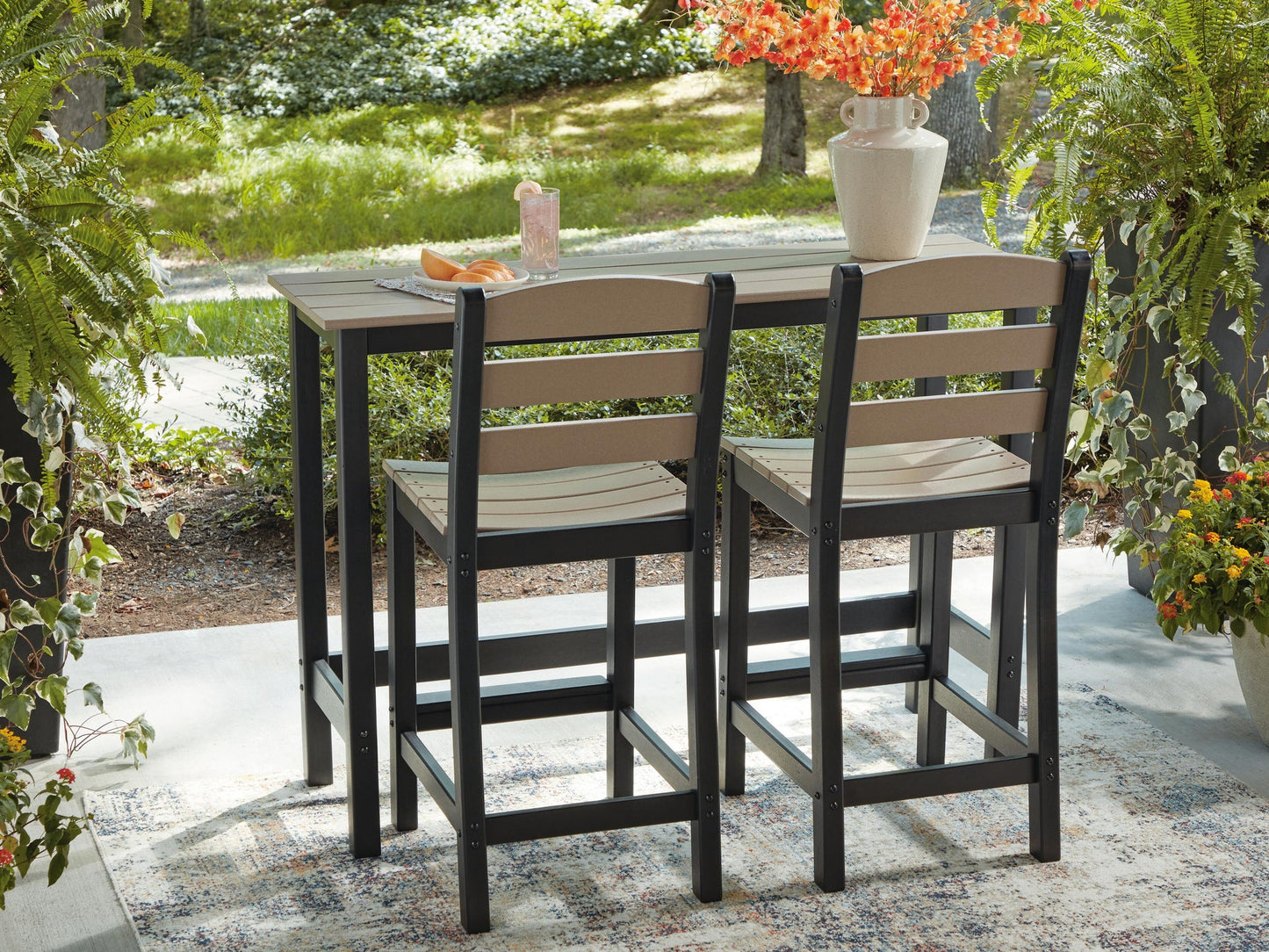 Shoreline Beach Counter Table Set (3/CN)