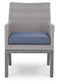 Half Moon Beach Arm Chair With Cushion (2/CN)
