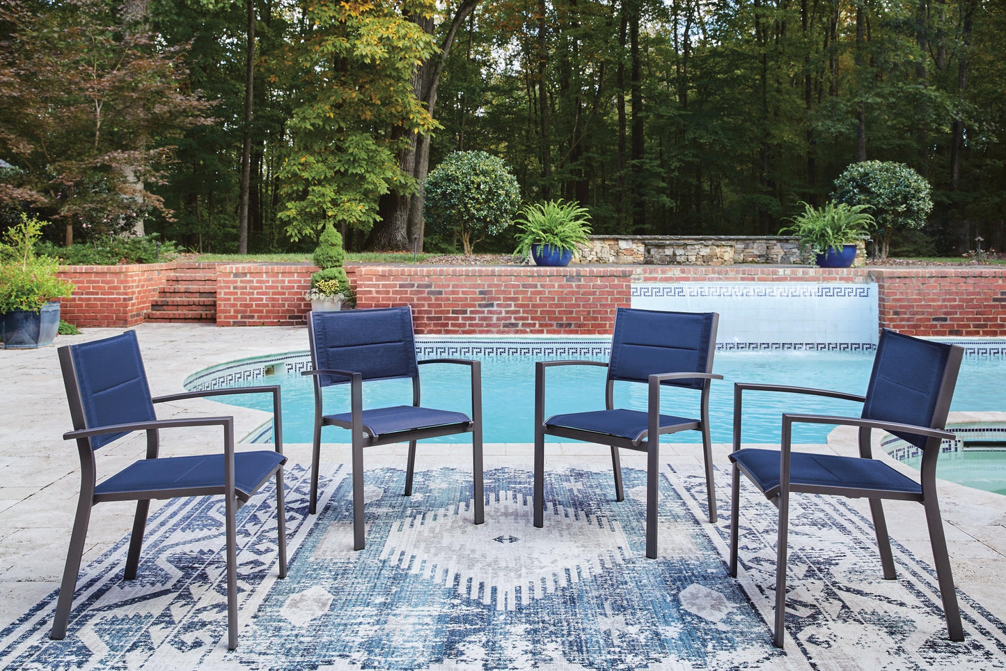 Rocky Creek Sling Arm Chair (4/CN)
