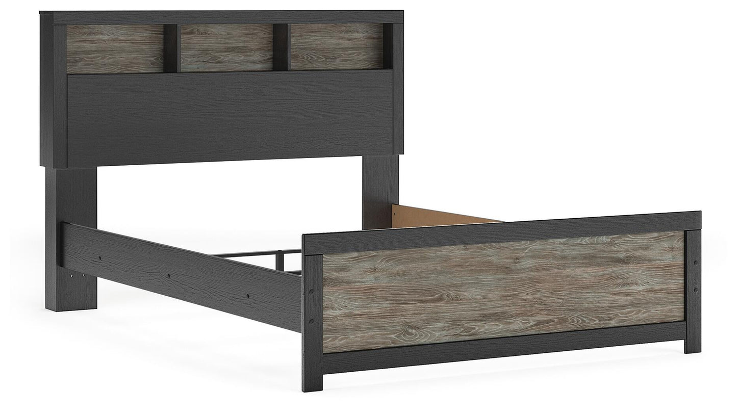 Broachmyn Queen Bookcase Panel Bed