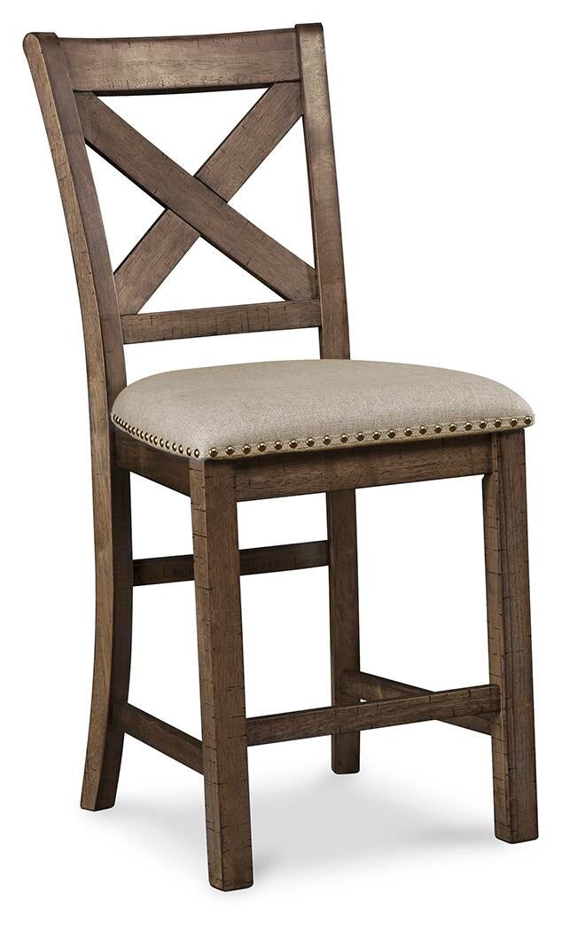 Moriville Counter Height Dining Table and 4 Barstools