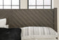 Arkenton King Panel Bed with Mirrored Dresser