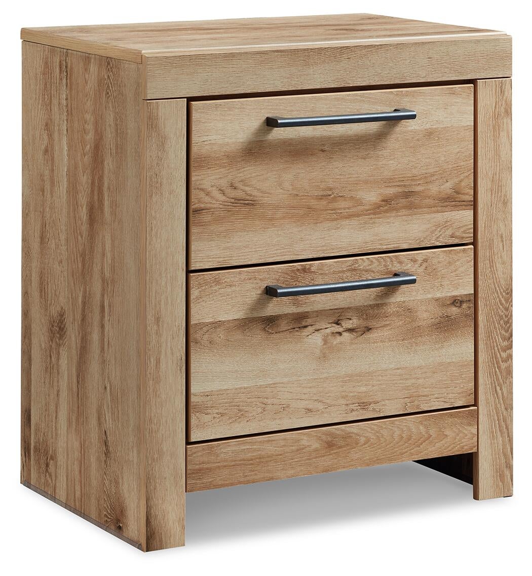 Hyanna Queen Panel Storage Bed, Dresser, Mirror and Nightstand