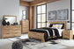Hyanna Queen Panel Bed, Dresser, Mirror and Nightstand