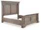 Blairhurst California King Panel Bed, Dresser, Mirror, Chest and Nightstand