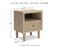 Cielden Full Upholstered Panel Bed with Mirrored Dresser, Chest and Nightstand