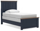 Landocken Twin Panel Bed, Dresser and Mirror
