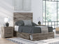 Graystorm Full Panel Storage Bed, Dresser, Mirror, Chest and Nightstand