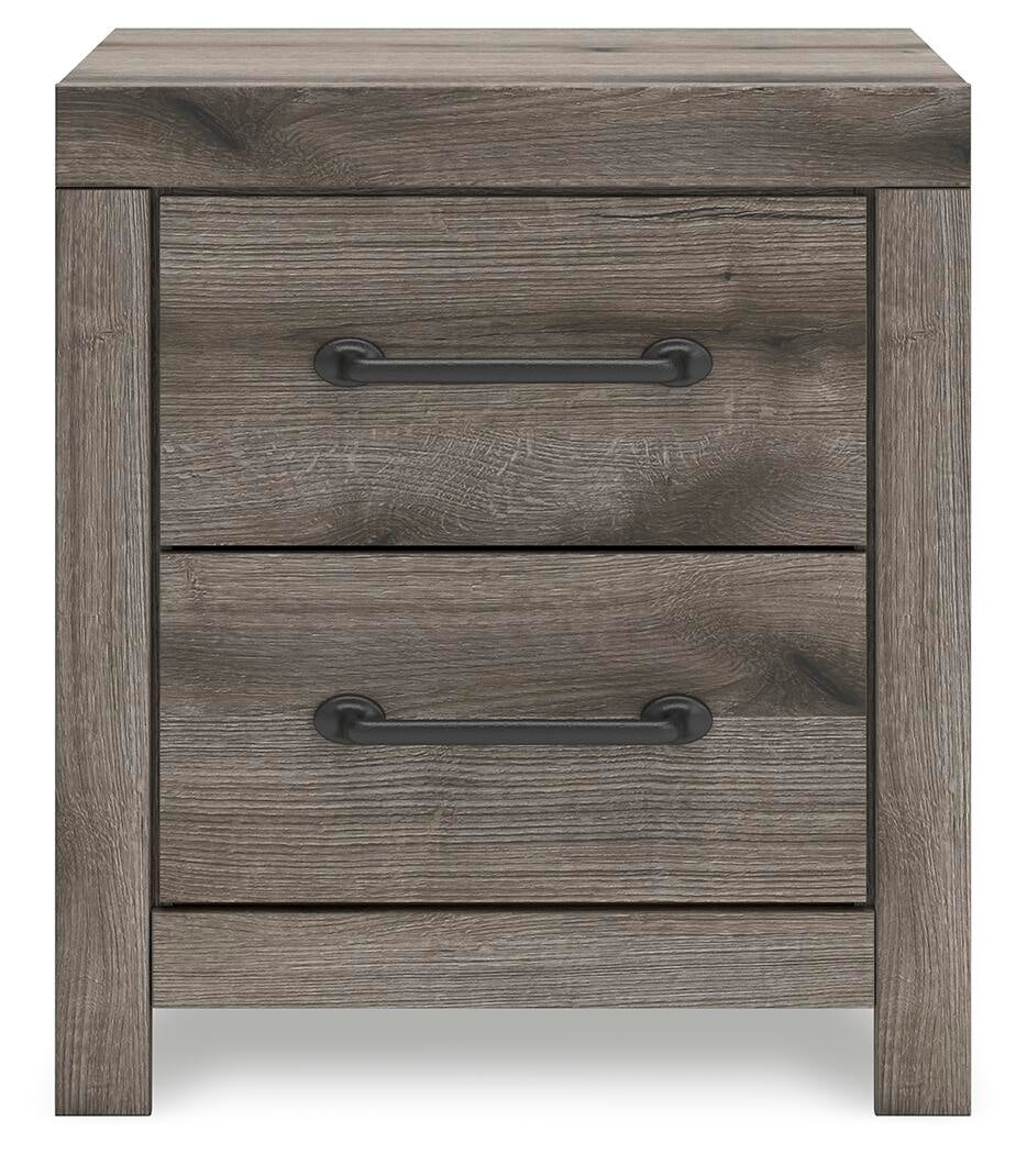 Graystorm Full Panel Bed with Storage, Dresser, Mirror, Chest and Nightstand