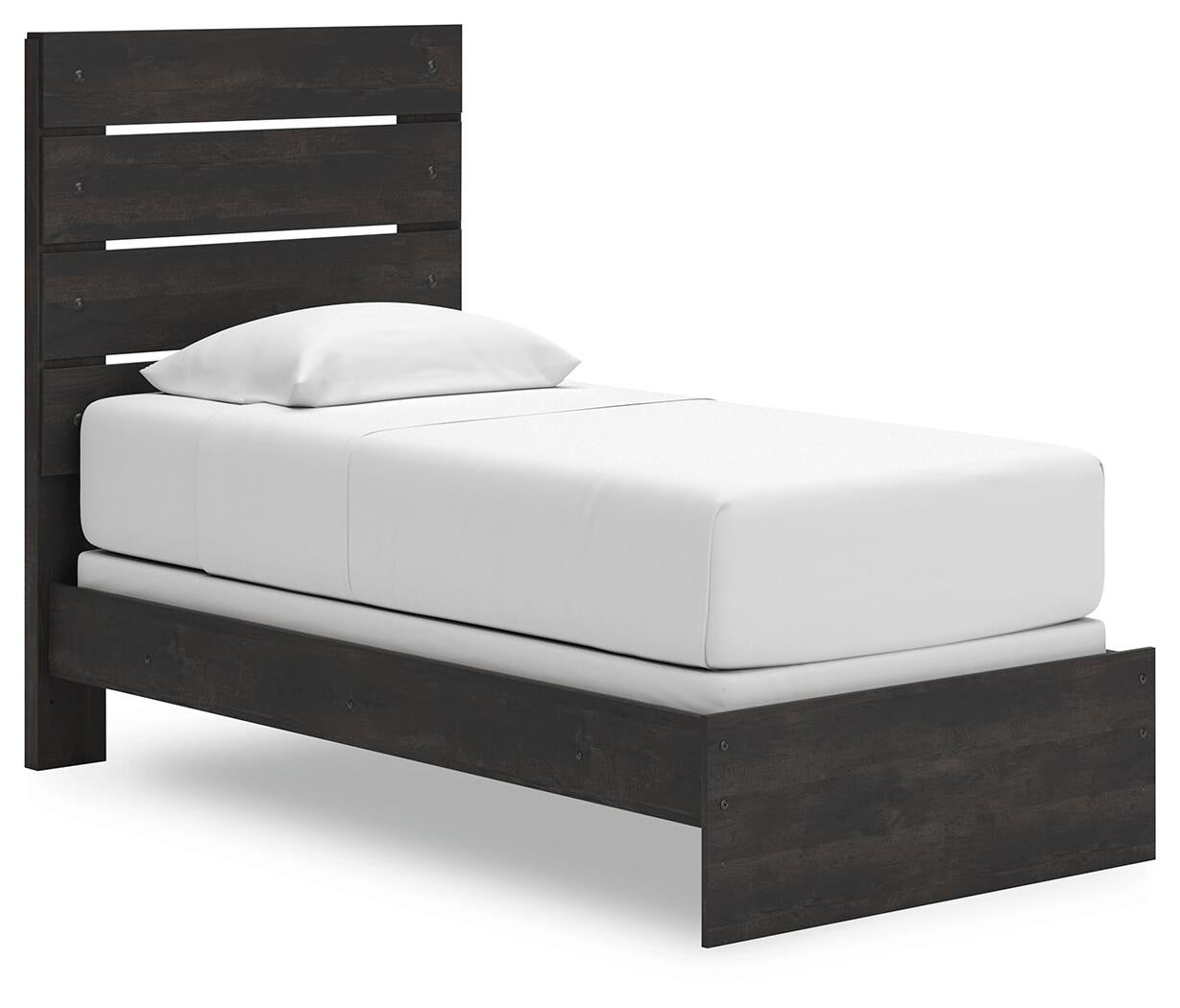 Hollivern Twin Panel Bed, Dresser, Mirror and Nightstand