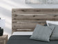 Graystorm King Panel Bed, Dresser, Mirror and Nightstand