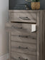 Graystorm Queen Panel Bed, Dresser, Mirror, Chest and Nightstand