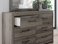 Graystorm Twin Panel Storage Bed, Dresser, Mirror, Chest and Nightstand