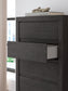 Fraluna Queen Panel Storage Bed, Dresser, Mirror, Chest and Nightstand