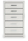 Zuraleus Queen Upholstered Panel Platform Bed, Dresser, Mirror, Chest and Nightstand
