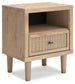 Cielden King Upholstered Bed with Roll Slats, Dresser, Mirror, Chest and Nightstand