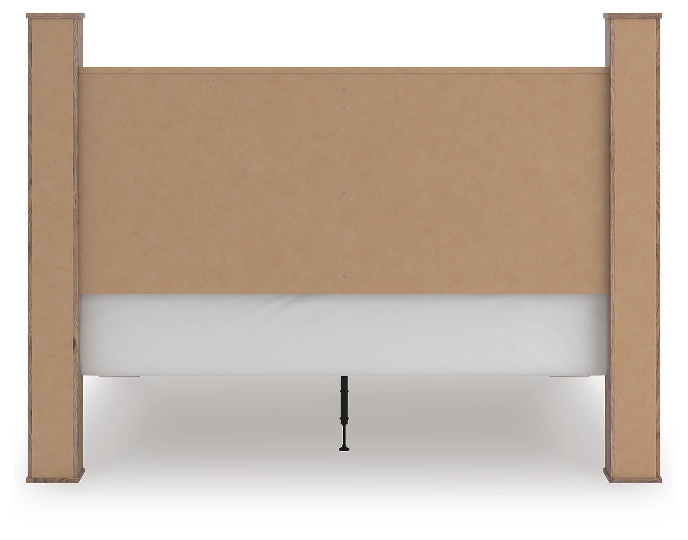 Rusticott King Poster Bed, Dresser and Mirror