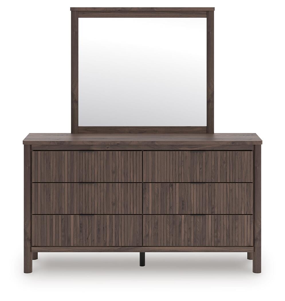 Pamytta Queen Panel Bed, Dresser, Mirror, Chest and Nightstand