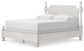 Rowlenstown California King Poster Bed, Dresser, Mirror and Nightstand