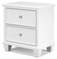 Fortman Queen Panel Storage Bed with Mirrored Dresser and Nightstand