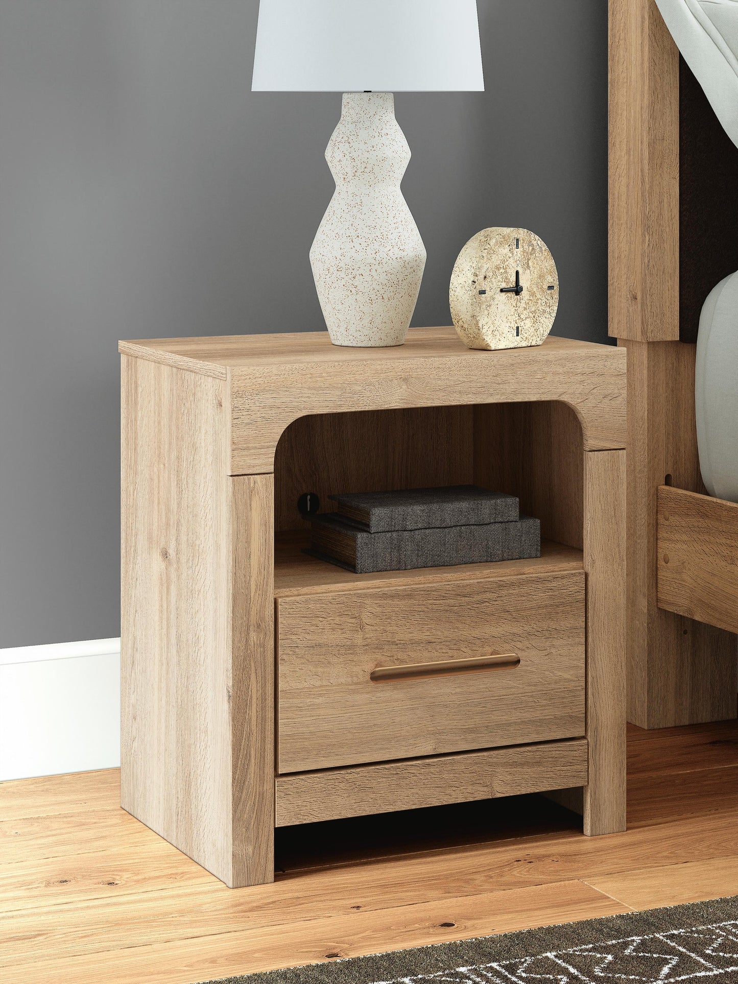 Kinlanni One Drawer Night Stand