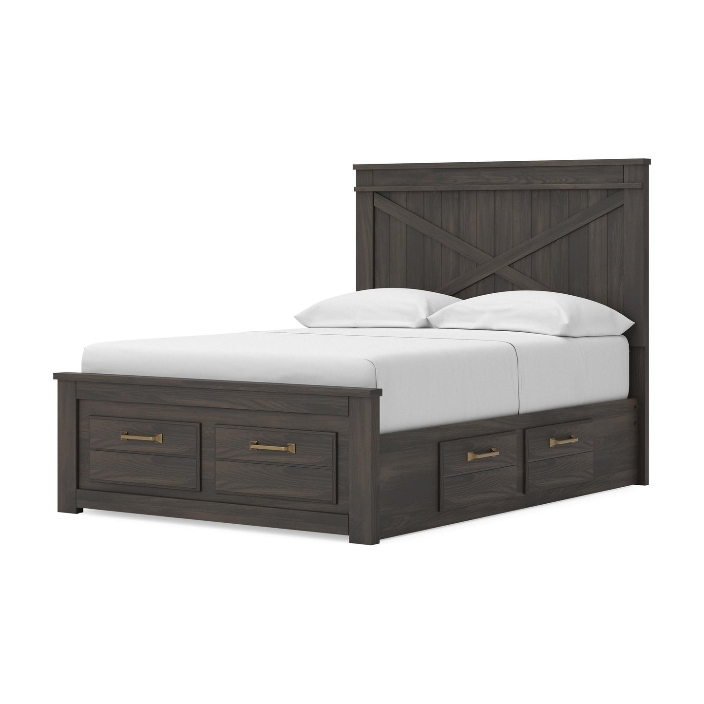 Vonitta Bay Full Panel Storage Bed