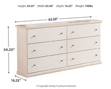 Load image into Gallery viewer, Bostwick Shoals Six Drawer Dresser
