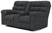Load image into Gallery viewer, Wilhurst Double Rec Loveseat w/Console
