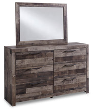 Load image into Gallery viewer, Derekson Queen Panel Bed with Mirrored Dresser, Chest and Nightstand
