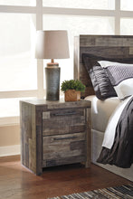 Load image into Gallery viewer, Derekson Queen Panel Bed with 6 Storage Drawers with Mirrored Dresser and 2 Nightstands
