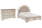 Realyn King Upholstered Bed with Dresser