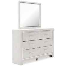 Load image into Gallery viewer, Altyra Queen Panel Bed with Mirrored Dresser and 2 Nightstands
