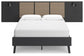 Charlang  Panel Platform Bed With 2 Extensions