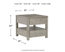 Load image into Gallery viewer, Krystanza Rectangular End Table

